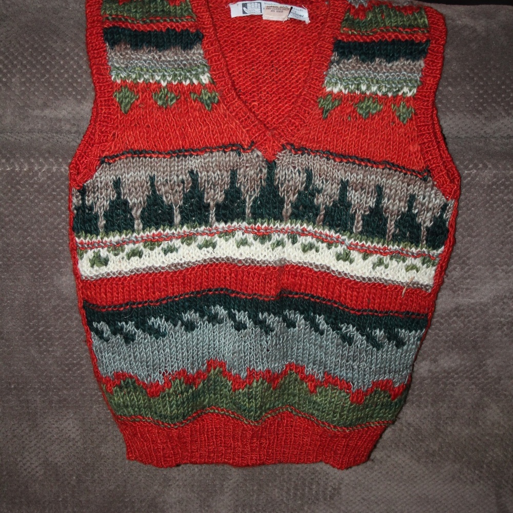 MANOS DEL 100% WOOL SWEATER VEST 4 nwong02  only